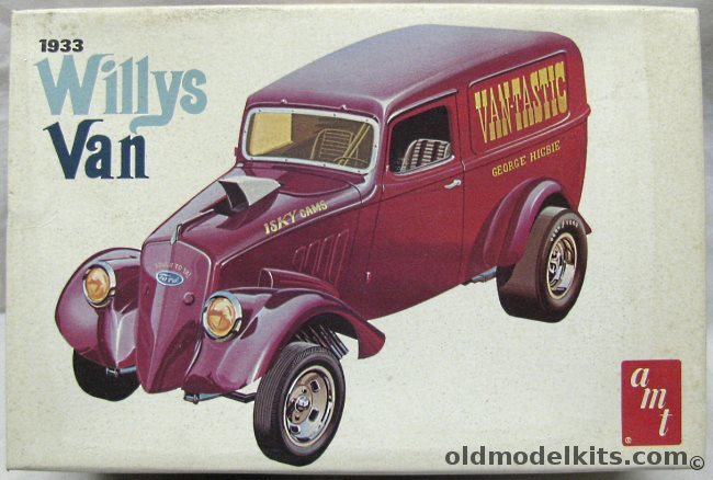 AMT 1/25 1933 Willys Van Leapin Lorry / Van-Tastic / Yellow Fever, T306-200 plastic model kit